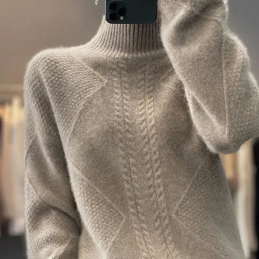 Elara Strickpullover mit Bürsteneffekt